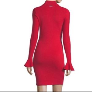 Red Bell Sleeve Mini Dress in XS!